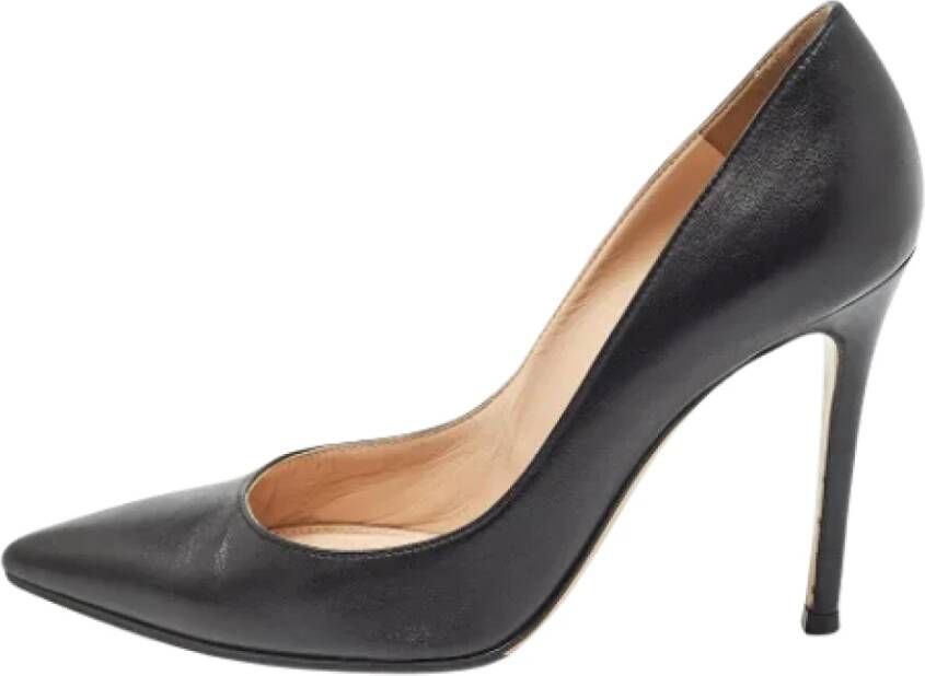 Sergio Rossi Pre-owned Leather heels Black Dames