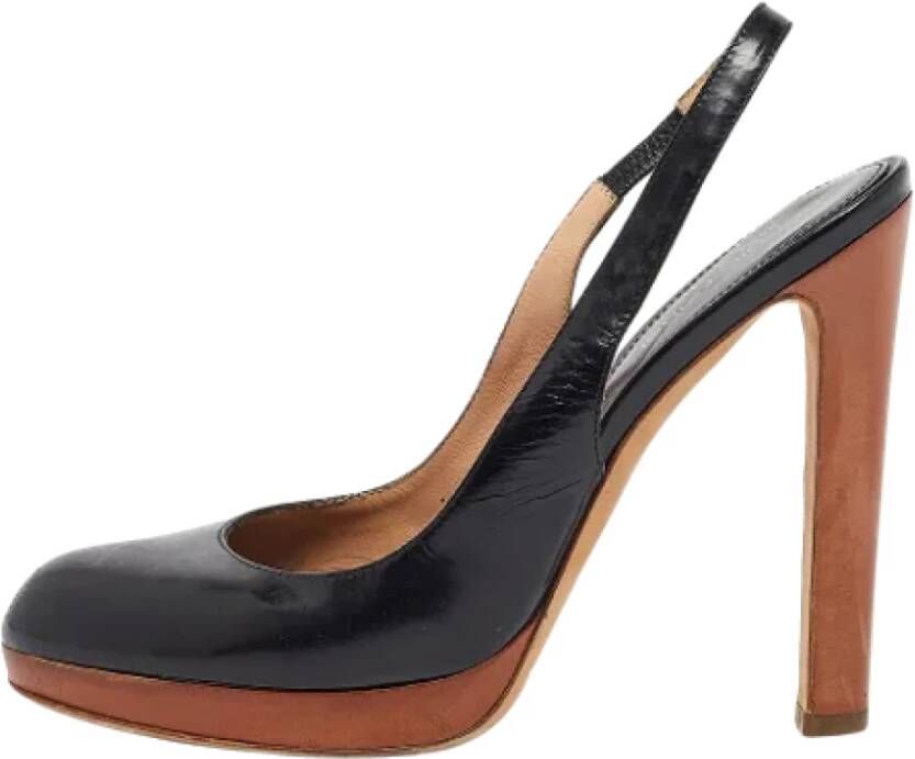 Sergio Rossi Pre-owned Leather heels Black Dames