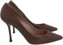 Sergio Rossi Pre-owned Leather heels Brown Dames - Thumbnail 1