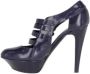 Sergio Rossi Pre-owned Leather heels Purple Dames - Thumbnail 1