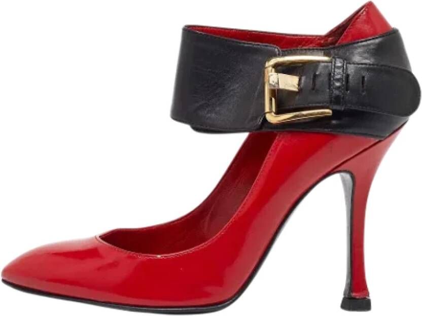 Sergio Rossi Pre-owned Leather heels Red Dames