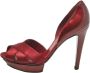 Sergio Rossi Pre-owned Leather heels Red Dames - Thumbnail 1