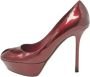 Sergio Rossi Pre-owned Leather heels Red Dames - Thumbnail 1