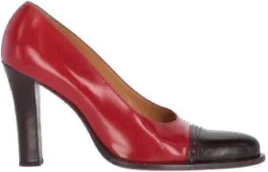 Sergio Rossi Pre-owned Leather heels Red Dames