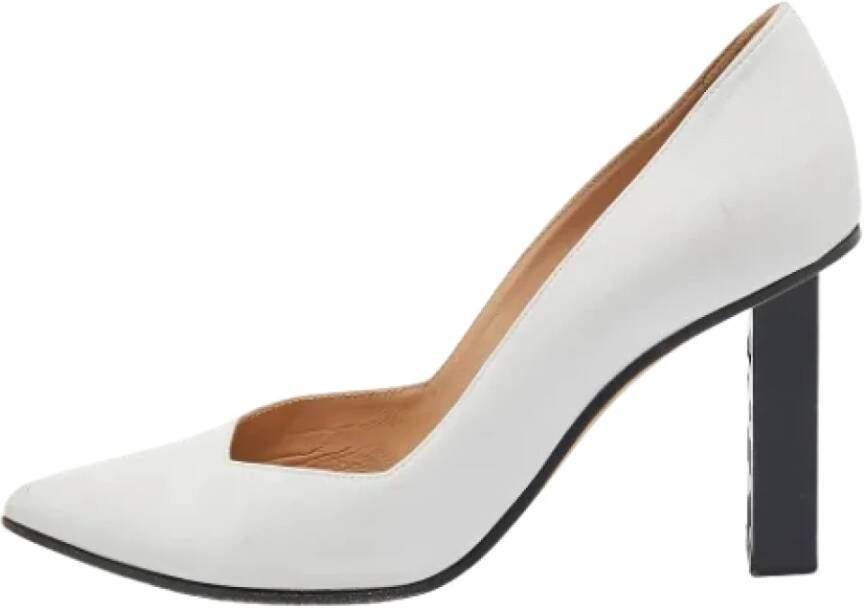 Sergio Rossi Pre-owned Leather heels White Dames