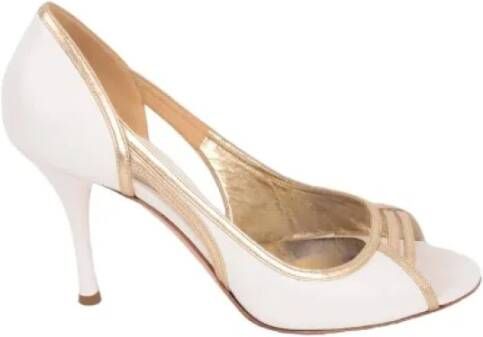 Sergio Rossi Pre-owned Leather heels White Dames