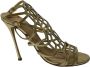 Sergio Rossi Pre-owned Leather heels Yellow Dames - Thumbnail 1