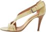 Sergio Rossi Pre-owned Leather sandals Beige Dames - Thumbnail 1