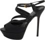 Sergio Rossi Pre-owned Leather sandals Black Dames - Thumbnail 1