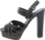 Sergio Rossi Pre-owned Leather sandals Black Dames - Thumbnail 1