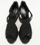 Sergio Rossi Pre-owned Leather sandals Black Dames - Thumbnail 1