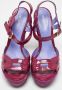 Sergio Rossi Pre-owned Leather sandals Pink Dames - Thumbnail 1