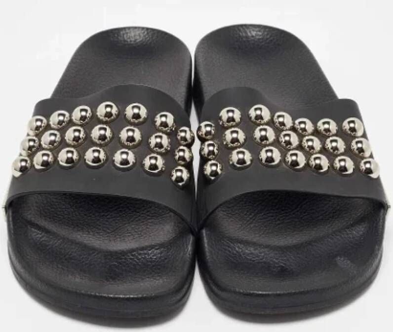 Sergio Rossi Pre-owned Rubber sandals Black Dames