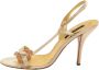 Sergio Rossi Pre-owned Satin sandals Beige Dames - Thumbnail 1