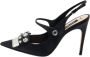 Sergio Rossi Pre-owned Satin sandals Black Dames - Thumbnail 1