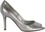 Sergio Rossi Pre-owned Silver heels Gray Dames - Thumbnail 1