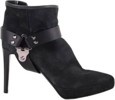 Sergio Rossi Pre-owned Suede boots Black Dames