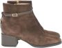 Sergio Rossi Pre-owned Suede boots Brown Dames - Thumbnail 1