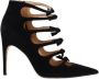 Sergio Rossi Pre-owned Suede heels Black Dames - Thumbnail 1