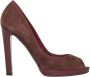 Sergio Rossi Pre-owned Suede heels Brown Dames - Thumbnail 1