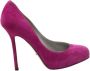 Sergio Rossi Pre-owned Suede heels Pink Dames - Thumbnail 1