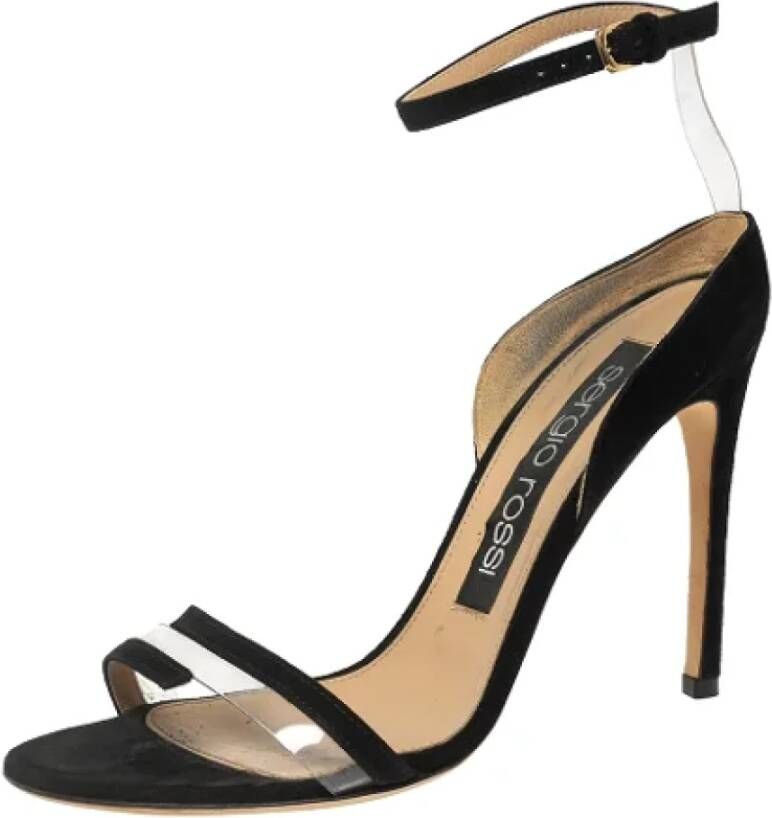 Sergio Rossi Pre-owned Suede sandals Black Dames