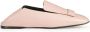 Sergio Rossi Roze Leren Sandalen Vierkante Neus Pink Dames - Thumbnail 1