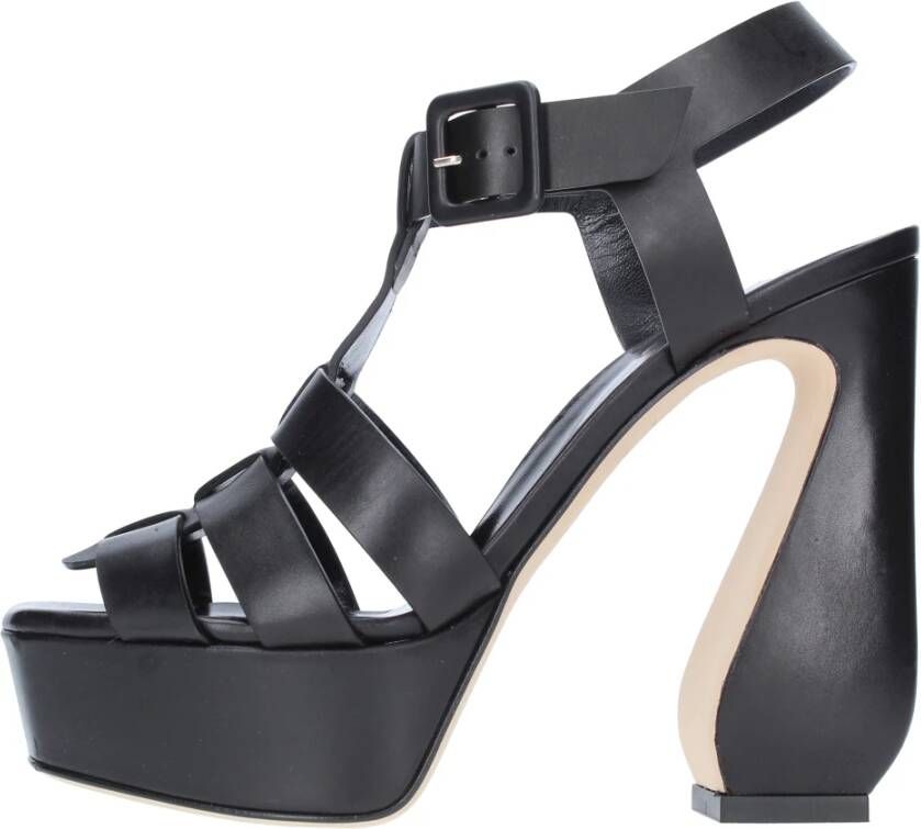 Sergio Rossi Sandalen Zwart Black Dames