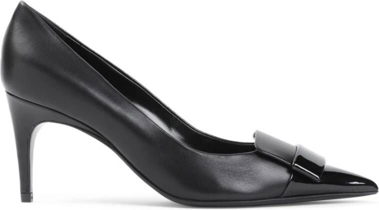 Sergio Rossi Zwarte Pumps Hak 7 5cm Black Dames