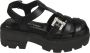 Sergio Rossi Zwarte Sandalen Elegante Stijl Black Dames - Thumbnail 1