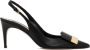 Sergio Rossi Zwarte SR1 Slingback Hakken Black Dames - Thumbnail 1