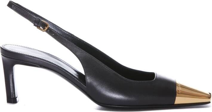 Sergio Rossi Zwarte Vrouw Slingback Pumps Zwart Dames