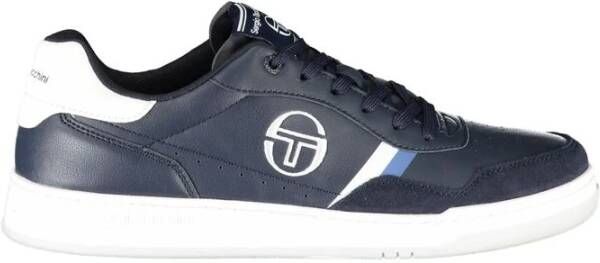 Sergio Tacchini Blauwe Sneakers met Geborduurde Accenten Blue Heren