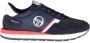 Sergio Tacchini Elegante Blauwe Viareggio Sneakers met Borduurwerk Blue Heren - Thumbnail 2