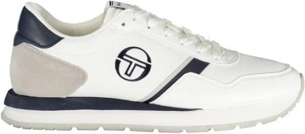 Sergio Tacchini Elegante Viareggio Sneakers met Borduurdetails White Heren