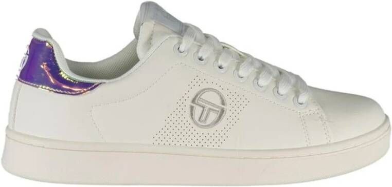 Sergio Tacchini Iridescent Geborduurde Sneakers White Dames