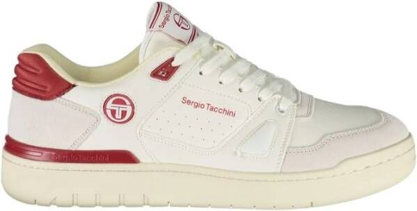 Sergio Tacchini Milan-geïnspireerde witte sportsneakers White Heren