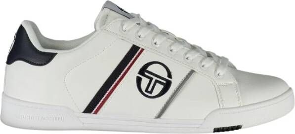 Sergio Tacchini Sportieve Sneakers met Contrastdetails White Heren