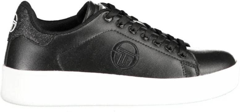 Sergio Tacchini Stijlvolle Geborduurde Sportschoenen Black Dames