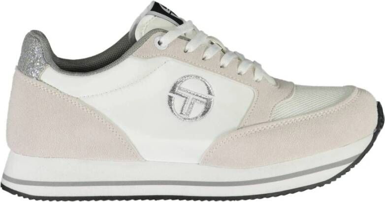 Sergio Tacchini Stijlvolle witte sneakers met contrastdetails White Dames