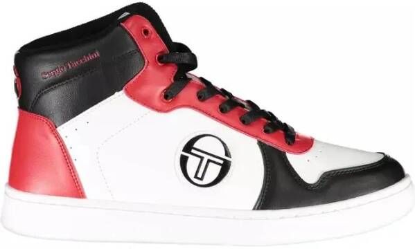 Sergio Tacchini Witte High-Top Sneakers met Elegante Details Multicolor Heren