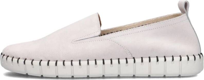 Shabbies Basic Off-White Loafers White Dames