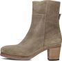 Shabbies Amsterdam Shabbies Lieve G Ankle Boot Enkellaarsjes Enkelboots met rits Dames Beige - Thumbnail 3