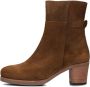 Shabbies Amsterdam Shabbies Lieve G Ankle Boot Enkellaarsjes Enkelboots met rits Dames Bruin - Thumbnail 3