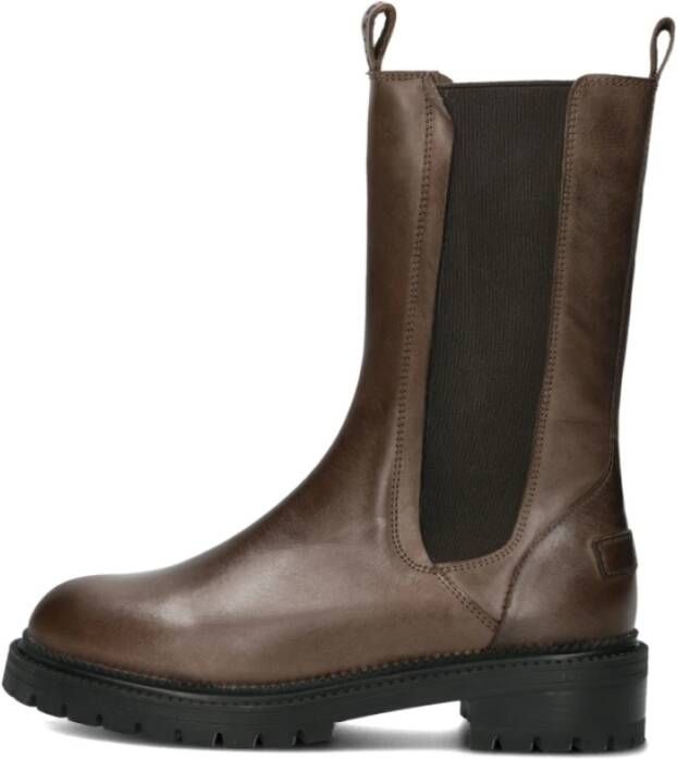 Shabbies Cognac Leren Chelsea Boots Tirza Shelly Brown Dames