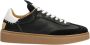 Shabbies Leren Sneakers Bossa Nuovo Stijl Black Dames - Thumbnail 1