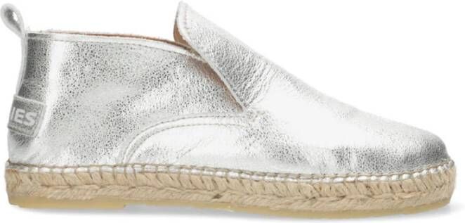 Shabbies Metallic Espadrilles voor vrouwen Gray Dames