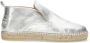 SHABBIES Espadrilles Dames Elche Lofa Metallic Maat: 39 Materiaal: Leer Kleur: Zilver - Thumbnail 3