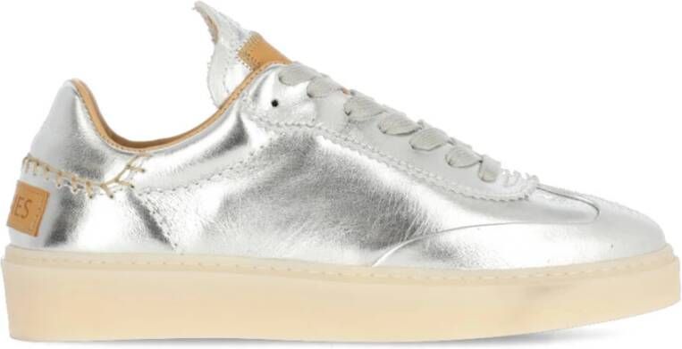 Shabbies Metallic Oxford Sneakers Gray Dames