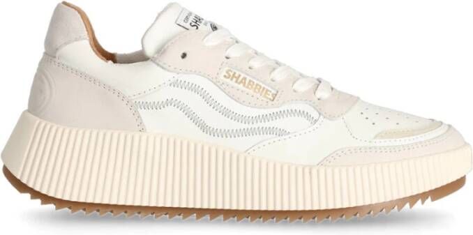 Shabbies Ziggi Nubuck Sneakers Beige Dames